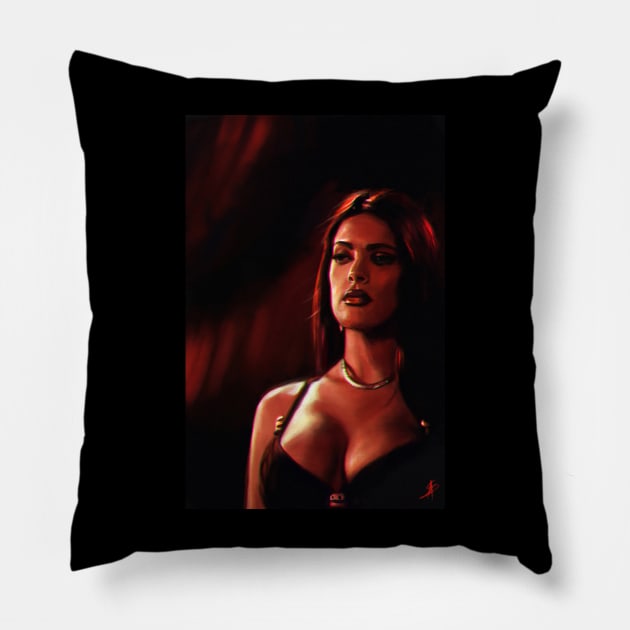 Salma hayek Pillow by TheSig