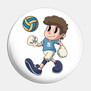 Cute Volley Boy Pin