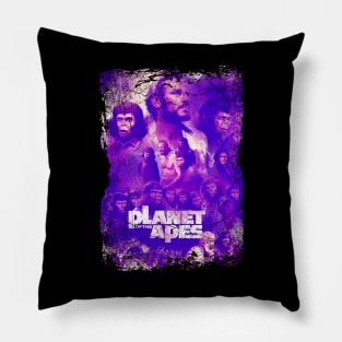 Vintage Planet Fiction Movie Pillow