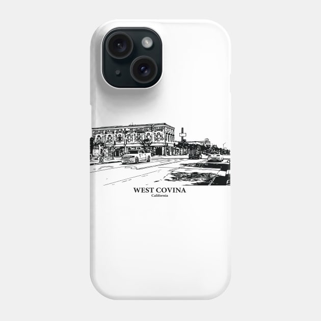 West Covina - California Phone Case by Lakeric
