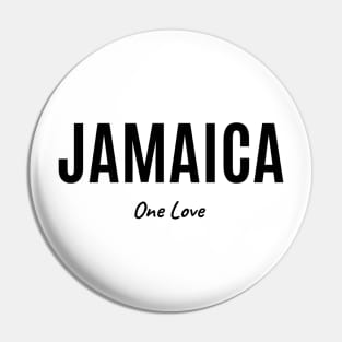 Jamaica One Love (Black) Pin