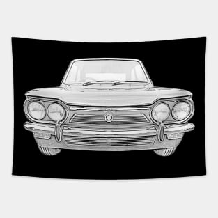 Singer Chamois 1960s British classic car monochrome Tapestry