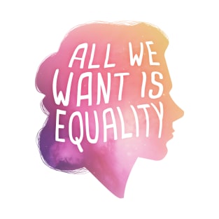 All We Want Is Equality T-Shirt