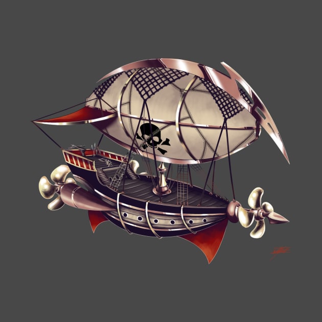 Pirate Airship by Indi Martin