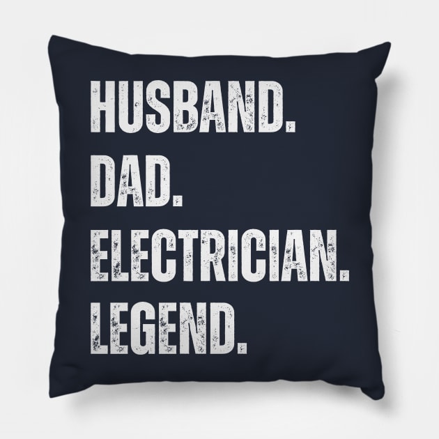 Electrician Pillow by RefinedApparelLTD