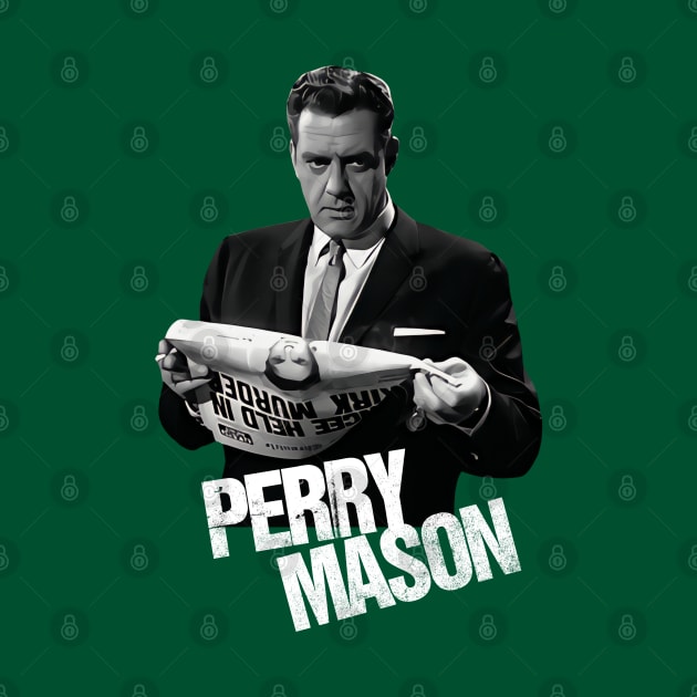 Perry Mason - Raymond Burr - 50s Tv Show by wildzerouk