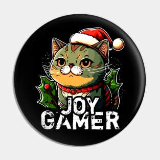 Cute Christmas Cat Pin