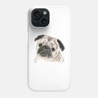 George the Grumpy Pug Phone Case
