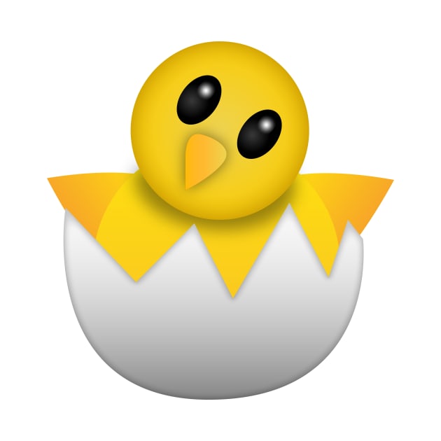 Hatching baby chick Emoji by juyodesign