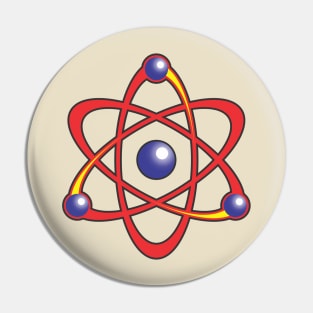 Space Atom Pin