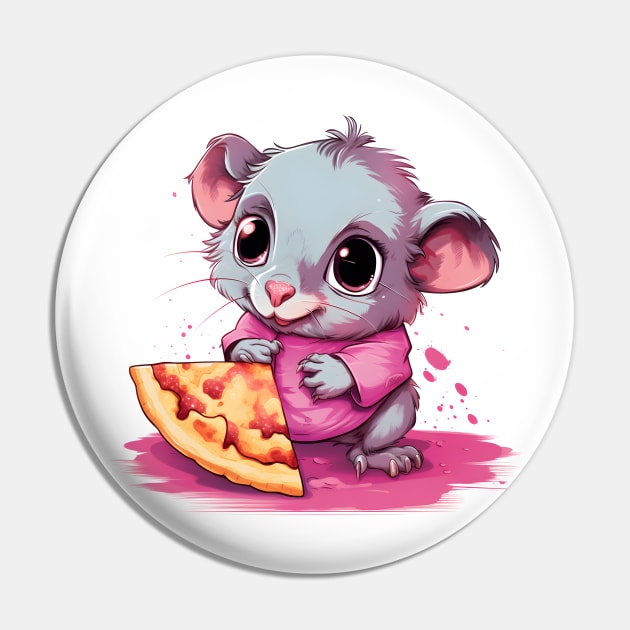 Pizza Rat Pin by cesspoolofcool