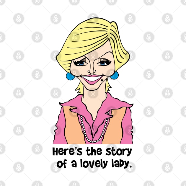 BRADY BUNCH - MRS. BRADY FAN ART by cartoonistguy