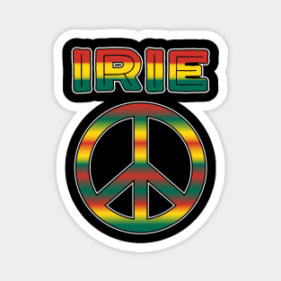 Irie Peace and Love Magnet