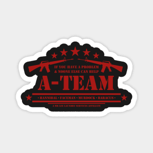 A-Team Crest (red) Magnet