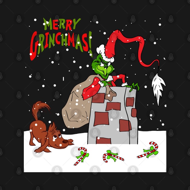 Funny Ugly Grinches Merry Christmas Gift by albertperino9943