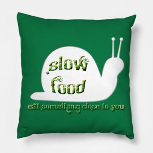 Slow Food Snail Pillow