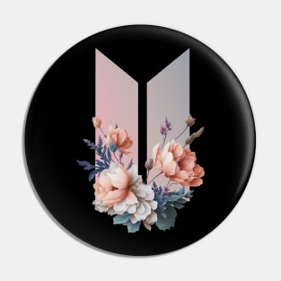 BTS Flowers Fanmade Design Merchandise Pin