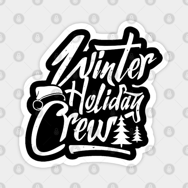 Winter Vacation Christmas Trip Snow Holidays Magnet by dr3shirts