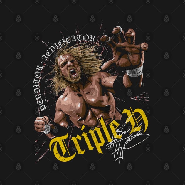 Triple H Crack by MunMun_Design