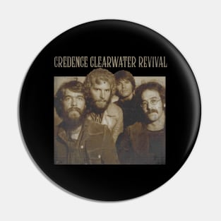 Creedence Clearwater Revival Grunge Pin