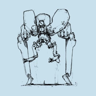 Mech Sketch (BW) T-Shirt