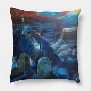 Smoker's Cemetery Pillow