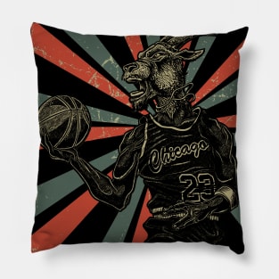 Michael Jordan || Vintage Art Design || GOAT Pillow