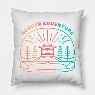 Burger Adventure Pillow