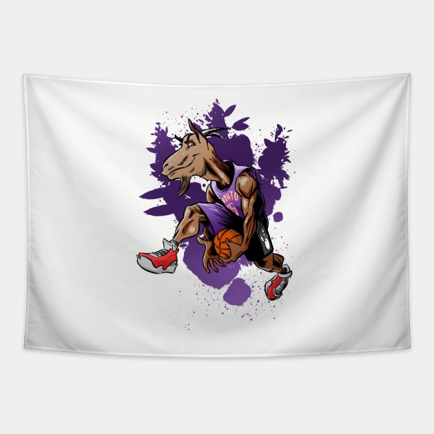 Vince Carter GOAT Dunker Tapestry by killustrator