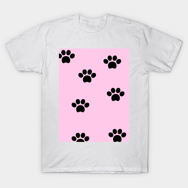 Discover Paw pattern - Dog Paw Print - T-Shirt