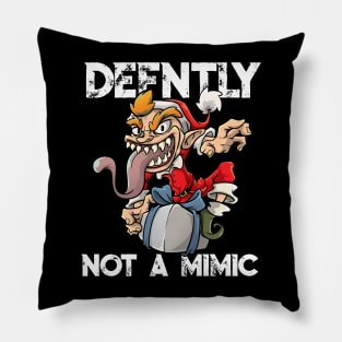 Roleplaying Mimic Creature RPG Joke Meme DM PnP Christmas Pillow