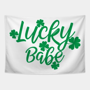 Lucky babe Saint Patricks Tapestry