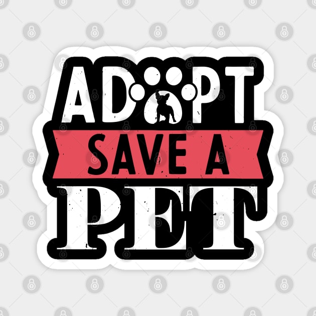 Adopt Save A Pet Cats, Dogs, Animals Rescue Magnet by TabbyDesigns