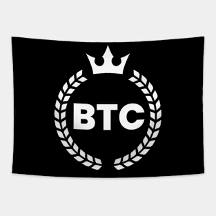 bitcoin crown Tapestry