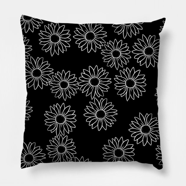 Daisies Pillow by bubbsnugg