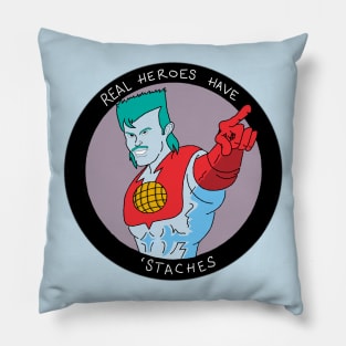 Movember Captain Planet Pillow