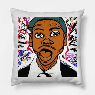 dave chappelle abstract art Pillow