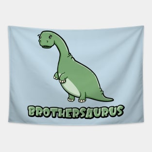 Brothersaurus Cute Dinosaur Kids Tapestry