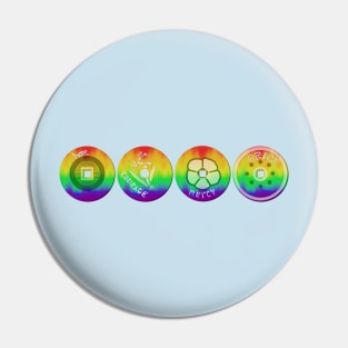 Rainbow Pride Coins Pin