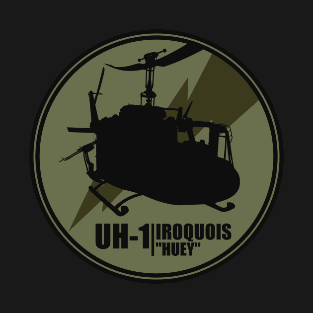 UH-1 Iroquois Huey by Tailgunnerstudios