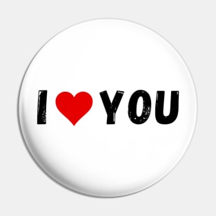 I love you - I heart you Pin