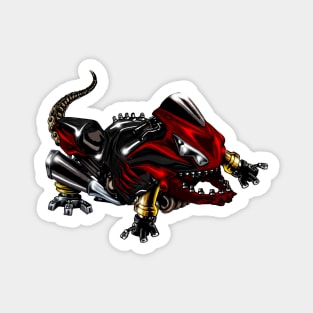 Kawasaki ZX14 Lizard Burgendy Magnet