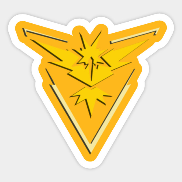 Pokemon Go Team Instinct Logo Yellow Pokemon Go Team Instinct