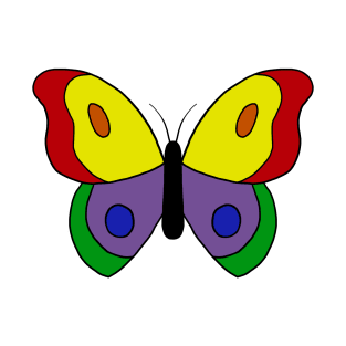 Butterfly Pride - Rainbow T-Shirt