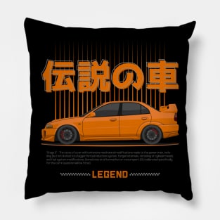 Tuner Orange EVO V JDM Pillow