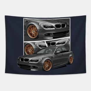 BMW M5 E60 Classic Tapestry