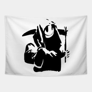 Happy Reaper Banksy Tapestry