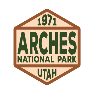 Arches National Park badge T-Shirt