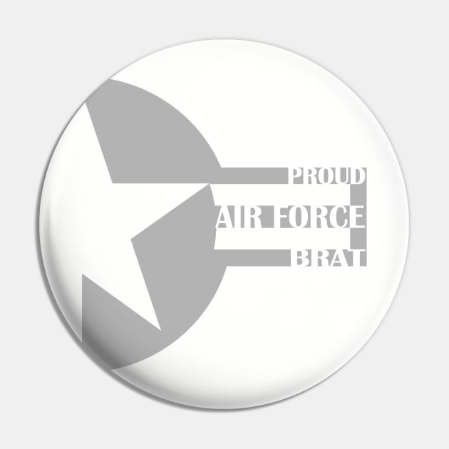 Proud Air Force Brat Roundel Star Pin by Sneek661