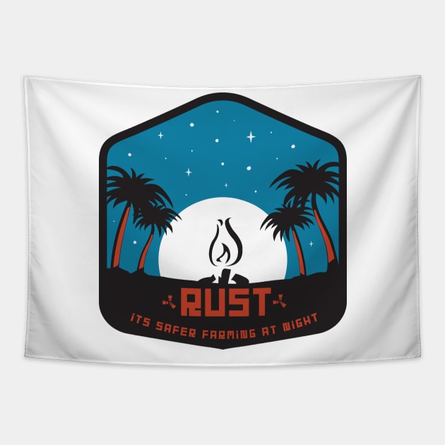 Rust: Night time Tapestry by Pixelshop